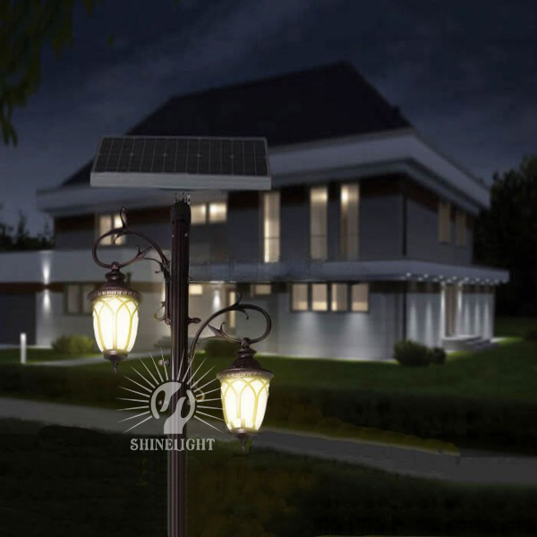 Cột đèn sân vườn SL-Temple 2P năng lượng mặt trời - Hình ảnh 8