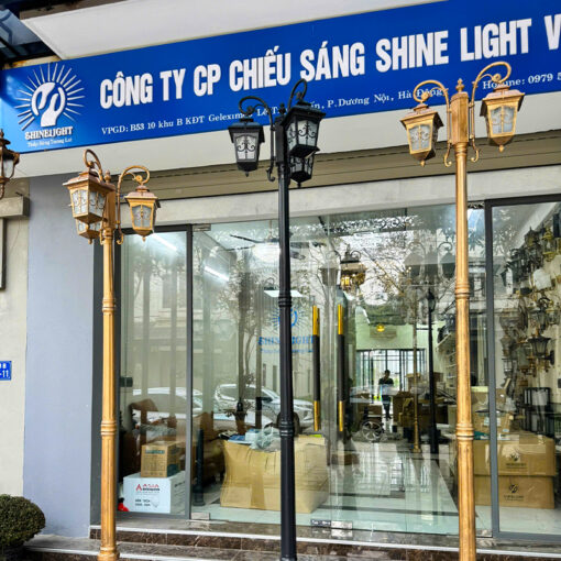 Cột đèn sân vườn tân cổ 2 bóng chùa SL-TEMPLE117/2-3 - Hình ảnh 5