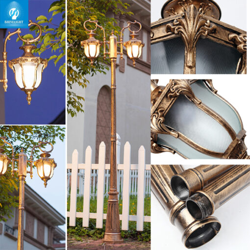 Cột đèn sân vườn tân cổ SL-TempleA7/2 - Hình ảnh 3