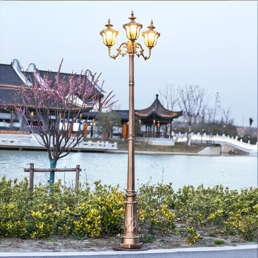 Cột đèn sân vườn tân cổ điển SL-Temple 114 - Hình ảnh 6