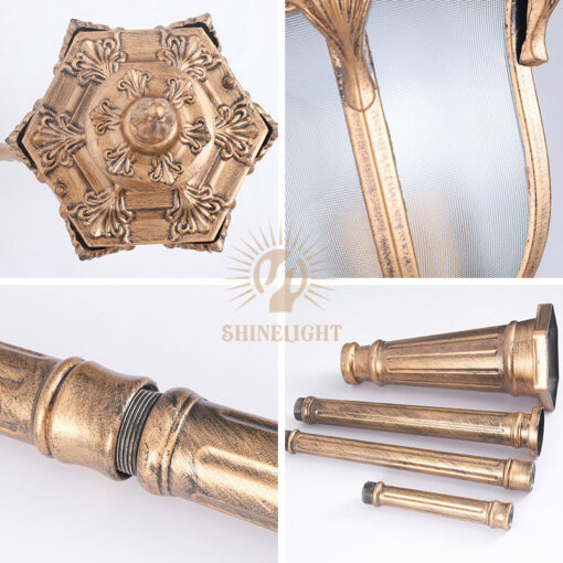 Cột đèn sân vườn tân cổ điển SL-Temple 114 - Hình ảnh 8