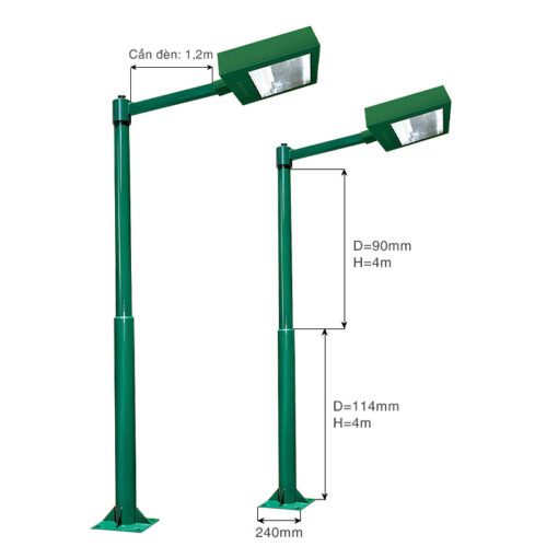 Cột đèn sân Tennis SL-CTN141 - Hình ảnh 2