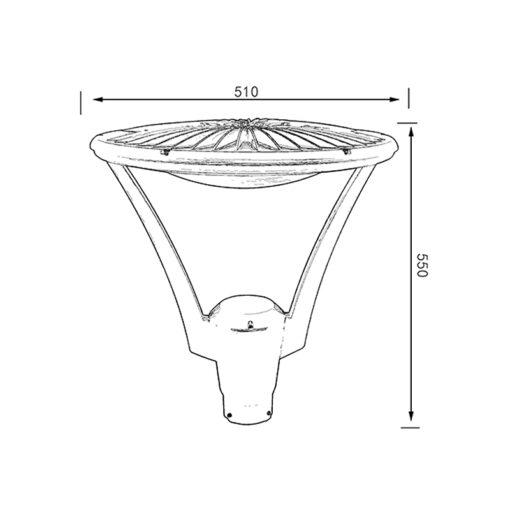 Đầu đèn sân vườn SL-DSVHL45 - Hình ảnh 5
