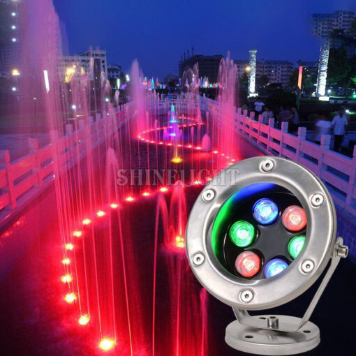 Đèn âm nước đổi màu SL 6W - Hình ảnh 4