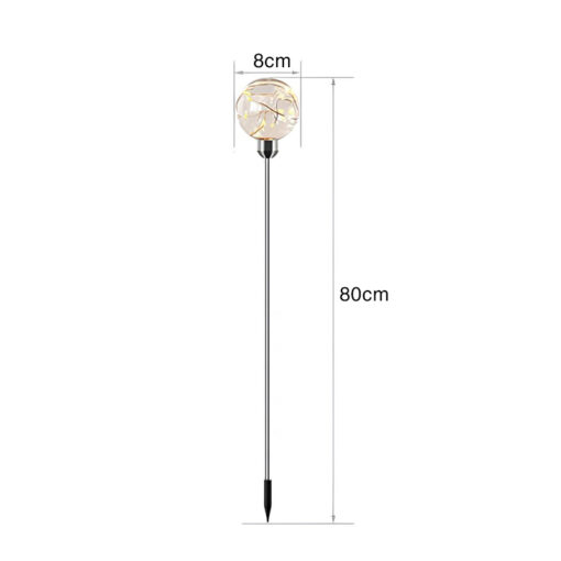 Đèn cầu trang trí cắm cỏ SLTC80 - Hình ảnh 2