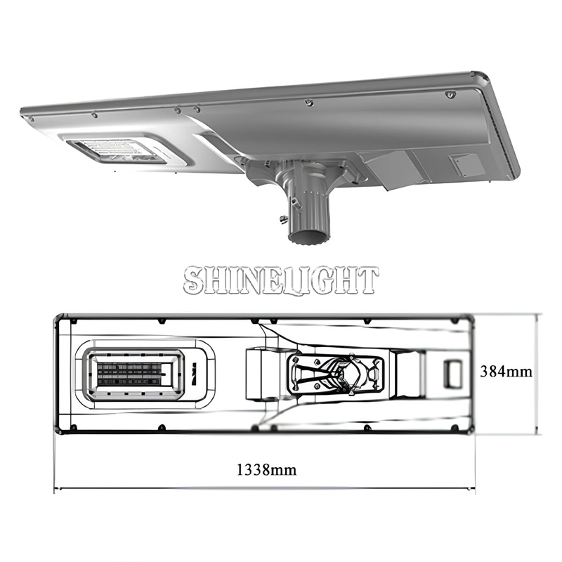 Đèn đường năng lượng mặt trời SLOLV-OLF - Hình ảnh 2