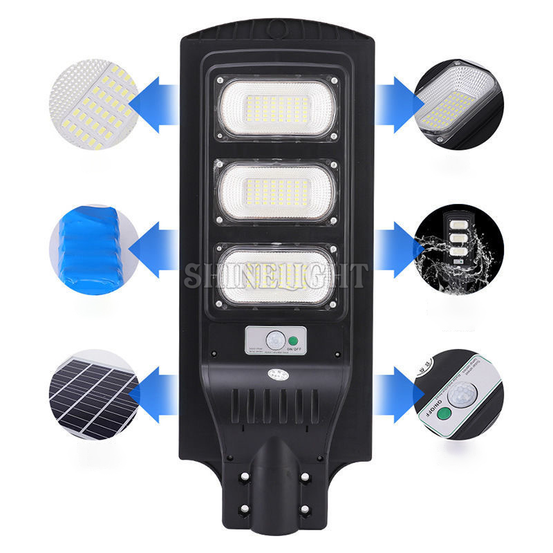 Đèn đường năng lượng mặt trời liền pin 90W - Hình ảnh 3