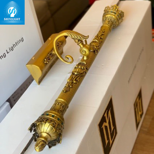 Đèn hắt tranh bằng đồng VT2235/L760 - Hình ảnh 2