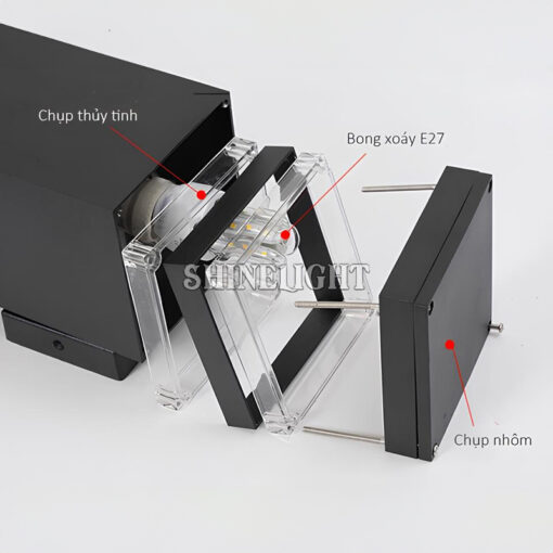 Đèn nấm Comet vuông - Hình ảnh 4
