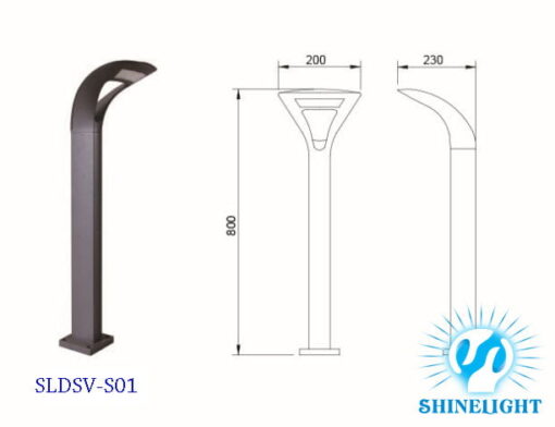 Đèn nấm sân vườn SLDSV-S01 - Hình ảnh 3
