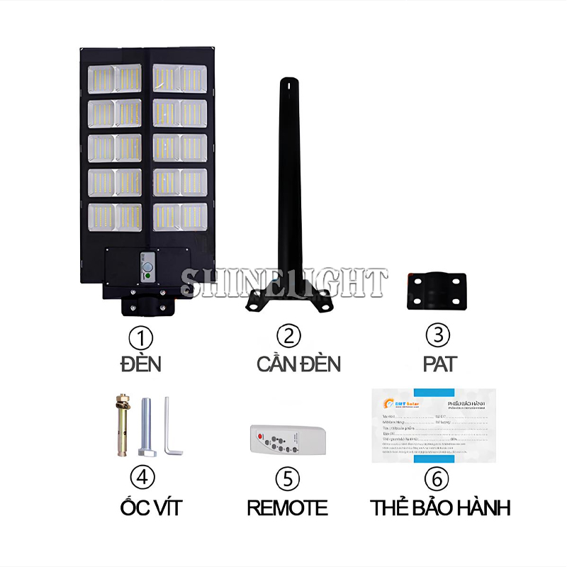 Đèn đường năng lượng mặt trời SL-PV500 - Hình ảnh 3