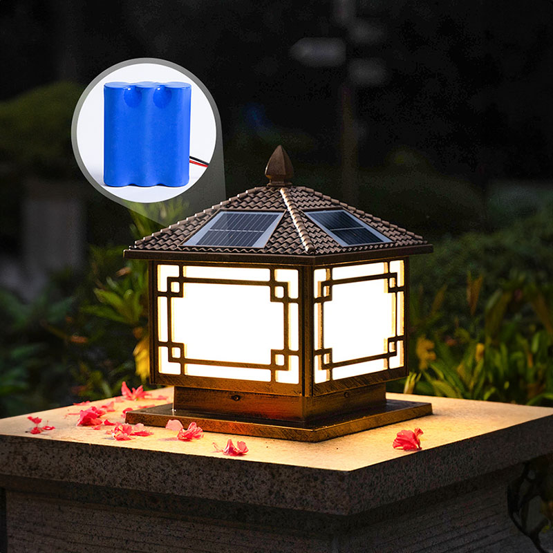 Đèn trụ cổng năng lượng mặt trời SLDTC06MT - Hình ảnh 3