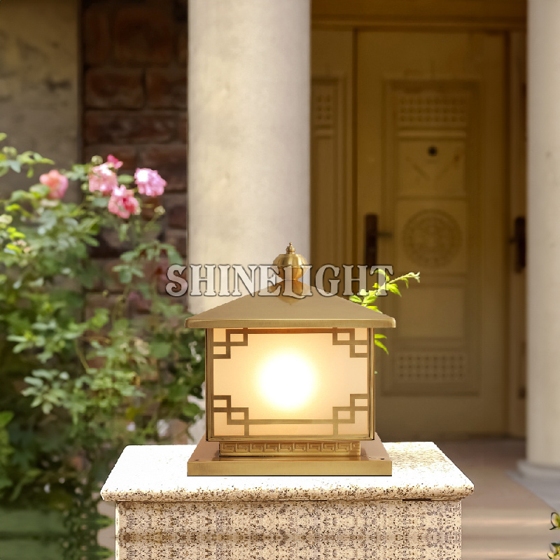 Đèn trụ cổng đồng SL5006 - Hình ảnh 2