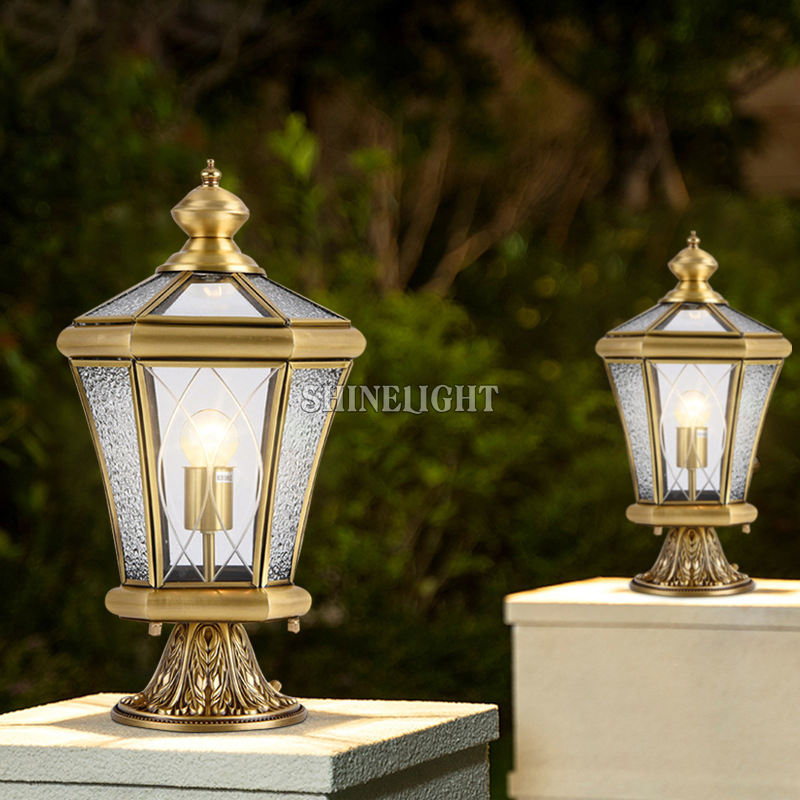 Đèn Trụ Cổng Đồng SL6153 - Hình ảnh 3