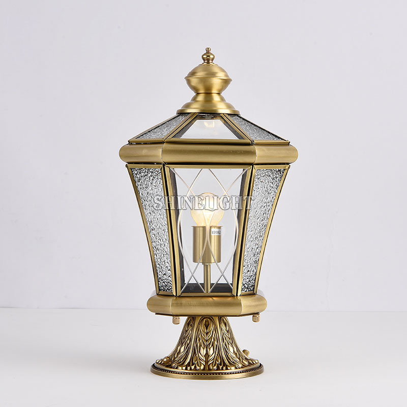 Đèn Trụ Cổng Đồng SL6153 - Hình ảnh 2