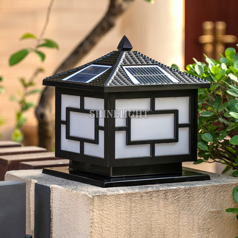 Đèn trụ cổng năng lượng mặt trời SLDTC02 - Hình ảnh 2