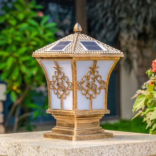 Đèn Trụ Cổng năng lượng mặt trời ROL137 NL - Hình ảnh 2