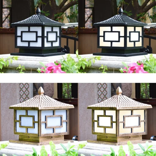 Đèn trụ cổng SLDTC02 - Hình ảnh 6