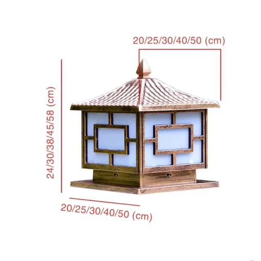 Đèn trụ cổng SLDTC02 - Hình ảnh 2