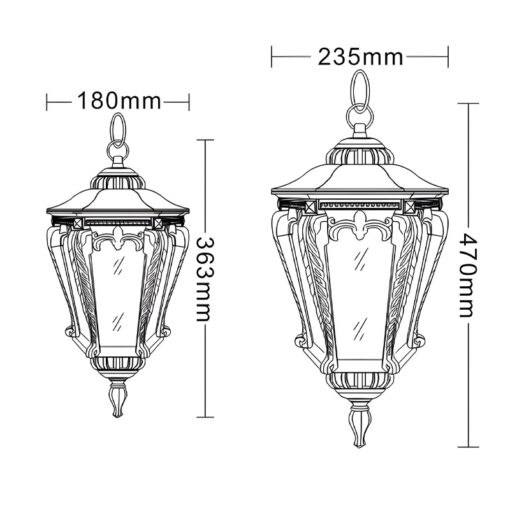 Đèn gắn tường cổ điển SL-M087 - Hình ảnh 2