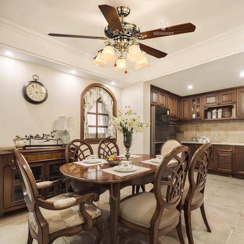 Quạt trần đèn SL137 - Hình ảnh 4