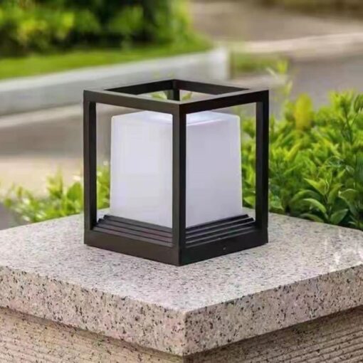 Đèn trụ cổng vuông hiện đại SLTCHDR - Hình ảnh 4