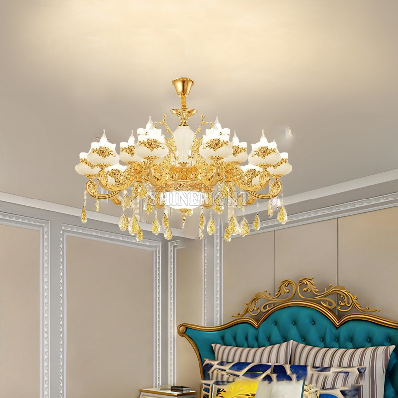 ĐÈN CHÙM MẠ VÀNG 912/15 - Hình ảnh 4