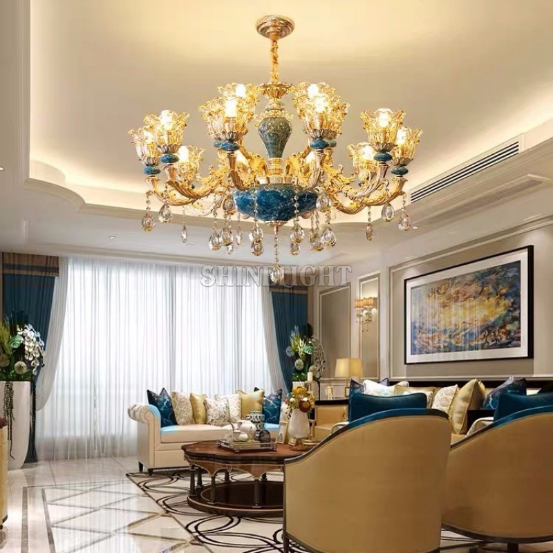 ĐÈN CHÙM NGỌC XANH CD22 - Hình ảnh 2