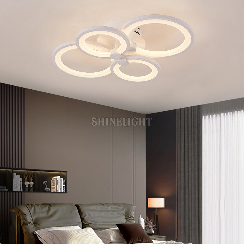 ĐÈN MÂM LED 4 CÁNH TRÒN 600 - Hình ảnh 2