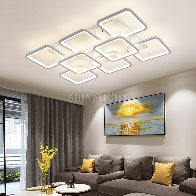 ĐÈN MÂM LED 8 CÁNH CHỮ NHẬT - Hình ảnh 5