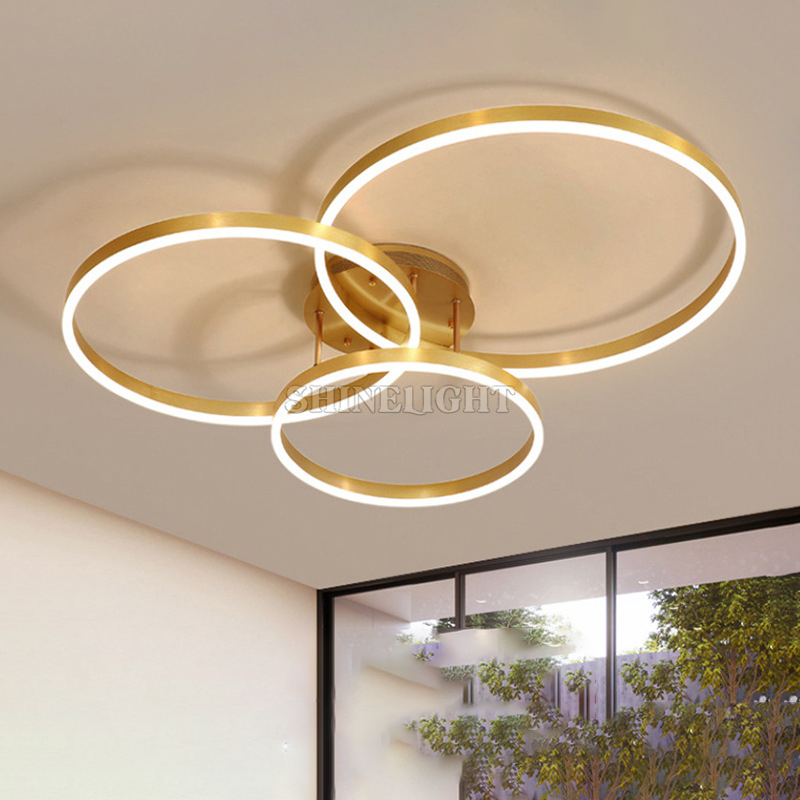 ĐÈN MÂM LED 3 VÒNG VÀNG 521 - Hình ảnh 3