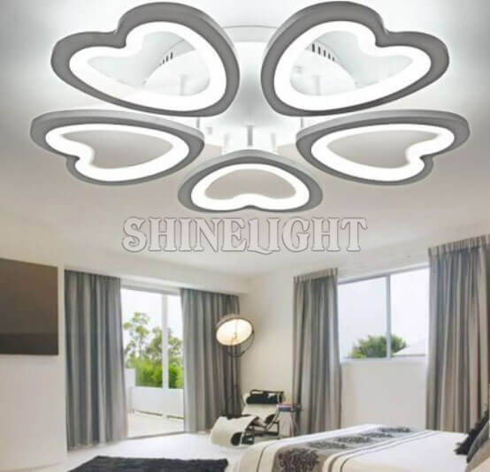 ĐÈN MÂM LED ỐP 5 CÁNH TIM - Hình ảnh 2