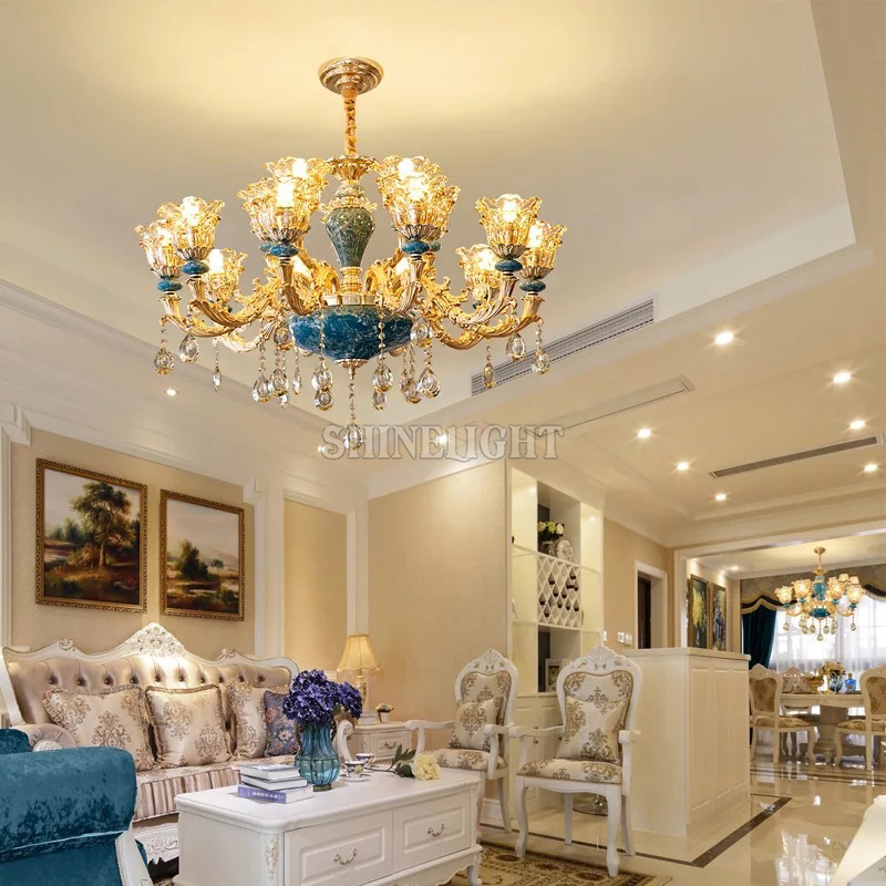 ĐÈN CHÙM NGỌC XANH CD22 - Hình ảnh 3