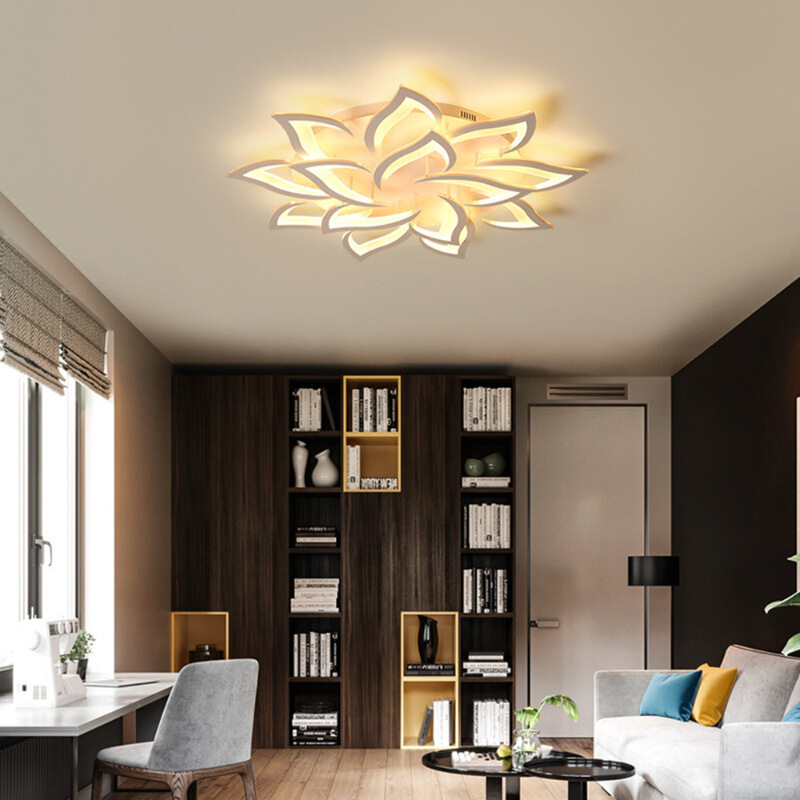 ĐÈN MÂM LED CÁNH SEN XOÁY