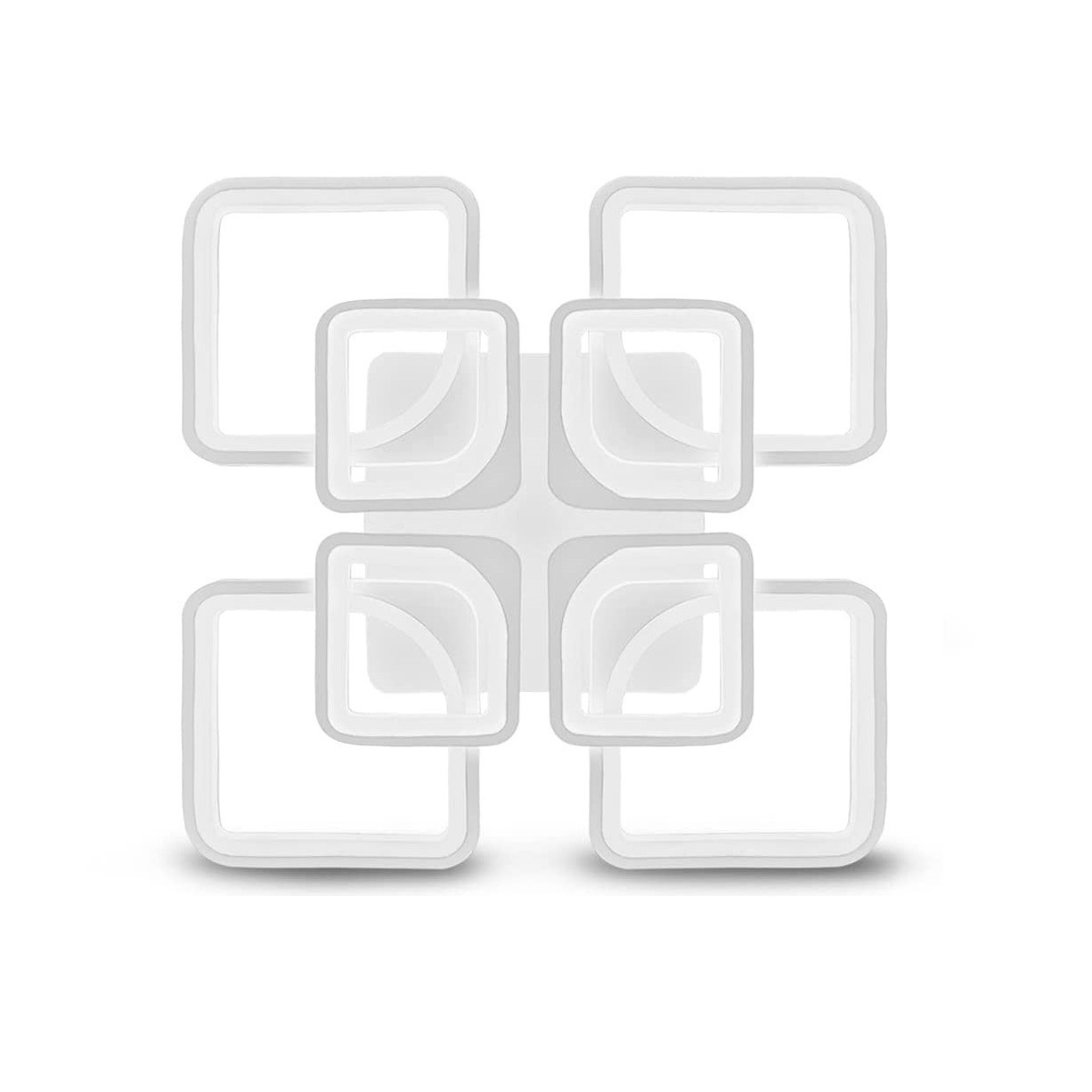 ĐÈN MÂM LED 8 CÁNH VUÔNG 600 - Hình ảnh 2