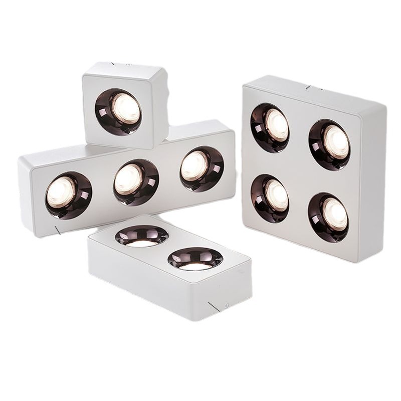 Đèn âm trần gắn nổi vuông mỏng SLATSM