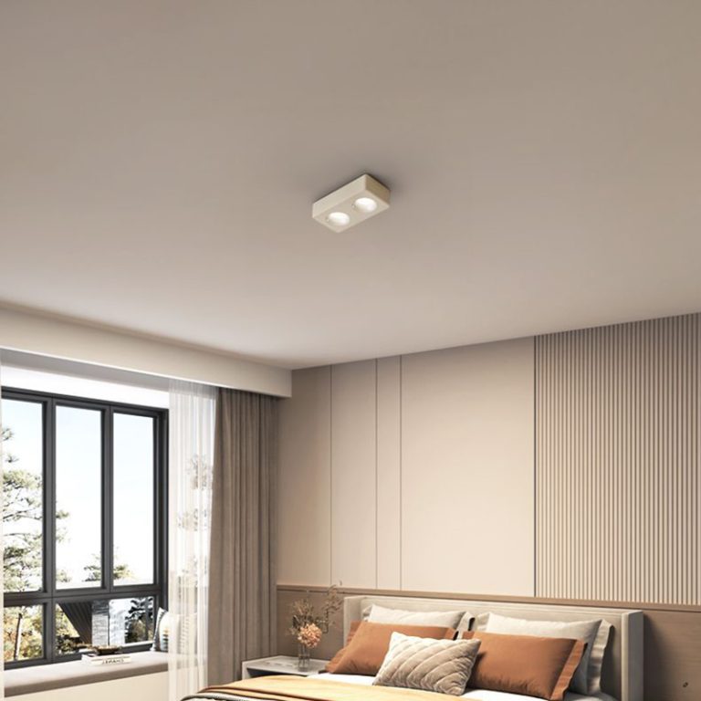 Đèn âm trần gắn nổi vuông mỏng SLATSM - Hình ảnh 3