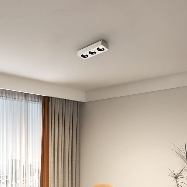 Đèn âm trần gắn nổi vuông mỏng SLATSM - Hình ảnh 2