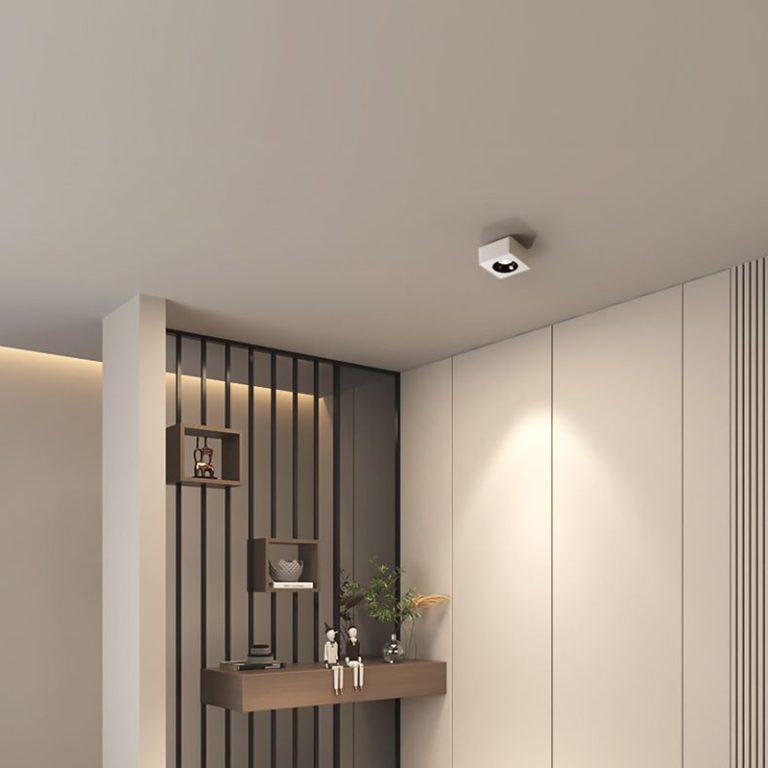 Đèn âm trần gắn nổi vuông mỏng SLATSM - Hình ảnh 5