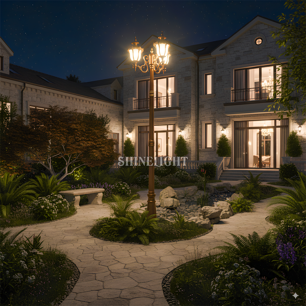 Cột đèn sân vườn SL-Temple P502 - Hình ảnh 4