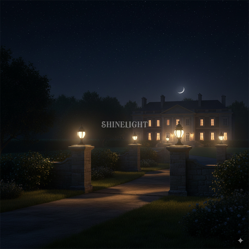 Đèn trụ cổng tân cổ điển SLTCT215 - Hình ảnh 7