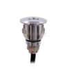 Đèn âm đất dẫn lối mini SLUG14 cận cảnh mặt tròn inox