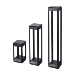 Đèn nấm sân vườn SLNSV06 nhiều chiều cao chụp nền trắng