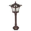 Đèn nấm năng lượng mặt trời SL-506 màu nâu đồng trên nền trắng
