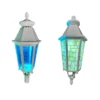 Hai đầu đèn led cảnh quan SL-CQ-New lục giác, kính xanh dương và kính ghép xanh ngọc