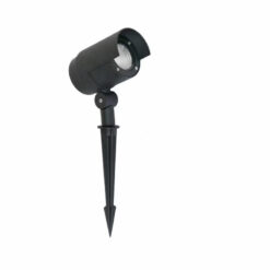 Đèn chiếu cây SLCB07 thân đen có chóa che chói và cọc cắm đất